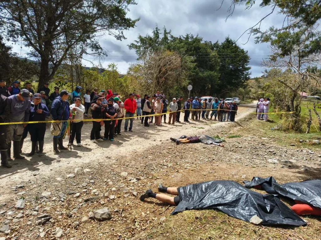 Las víctimas fueron identificadas como Harold Sánchez, Rodrigo Amórtegui y Libardo Osorio, quienes fueron atacados con arma de fuego en la vereda Miraflores, zona rural de Silvia, Cauca.