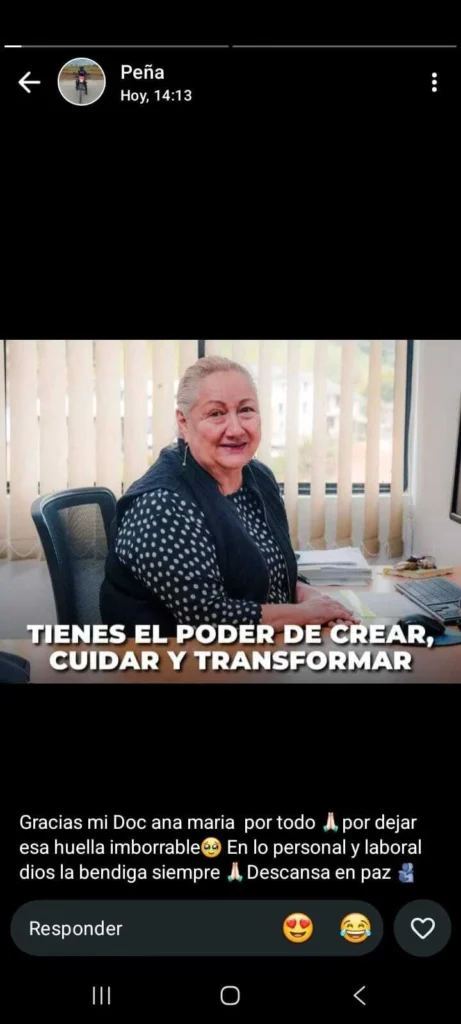 Consternación en la familia Servagro de esta capital por el sensible fallecimiento de la Matrona, Ana María Guinand, una
