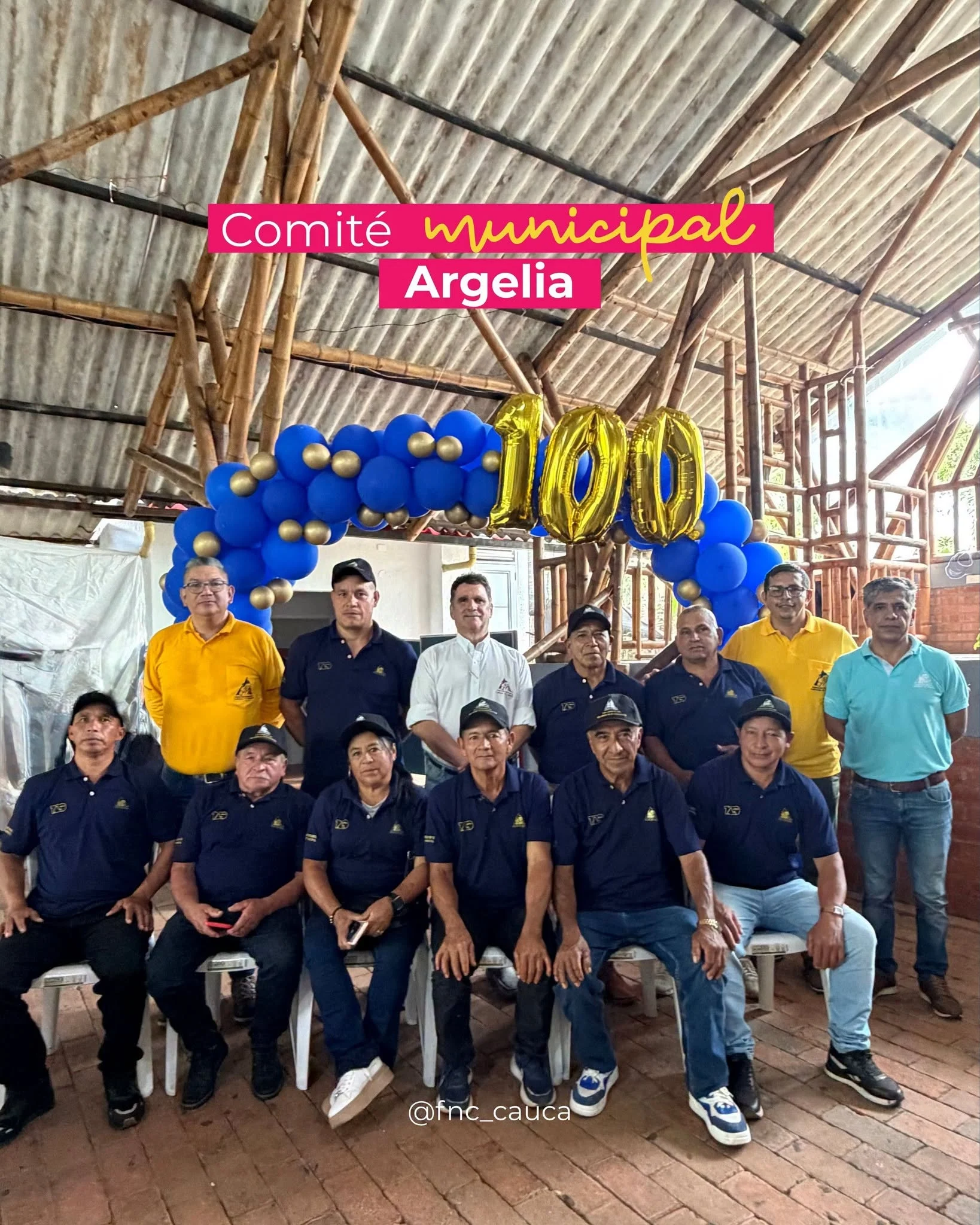 Serpress-Sur del Cauca En El Bordo, Patía, se llevó a cabo la posesión de los representantes ante los Comités Municipales de Argelia, Balboa, Bolívar, Florencia,