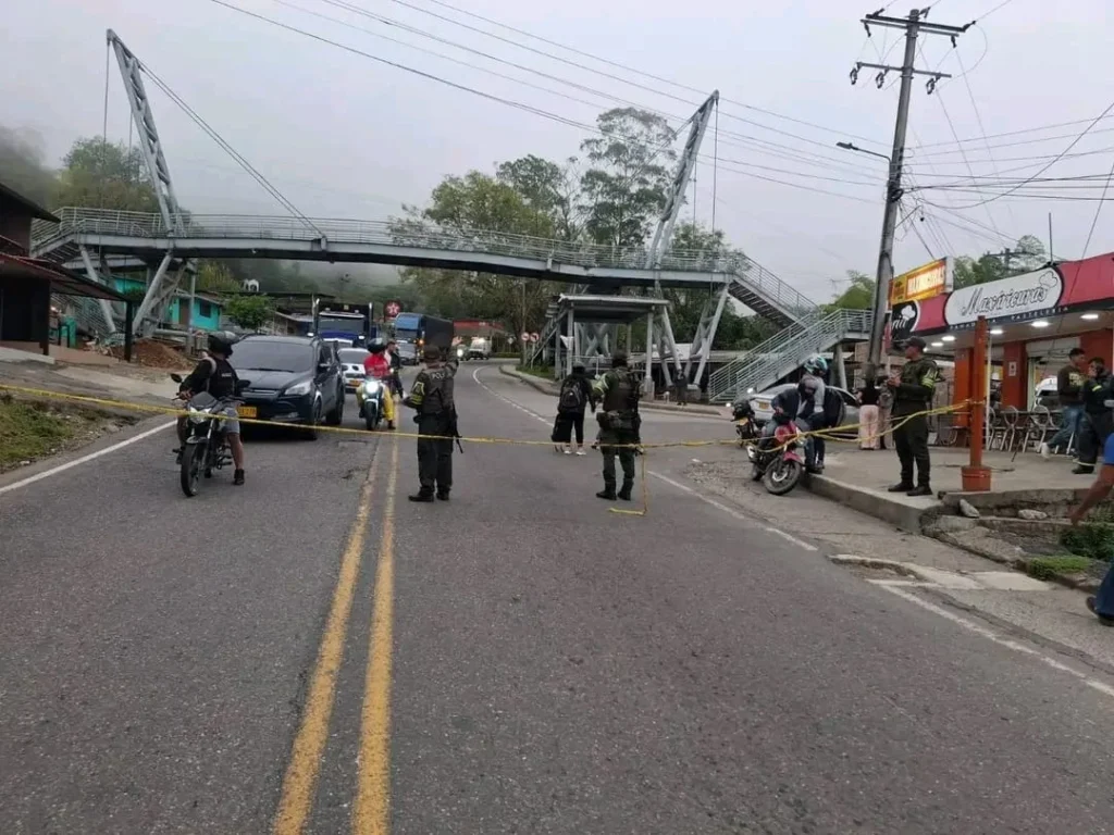 Cierre total en la vía panamericana Popayán pasto en el municipio de