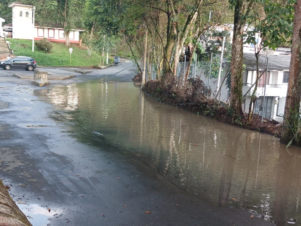 Este iconico lugar se inunda durante temporada de invierno