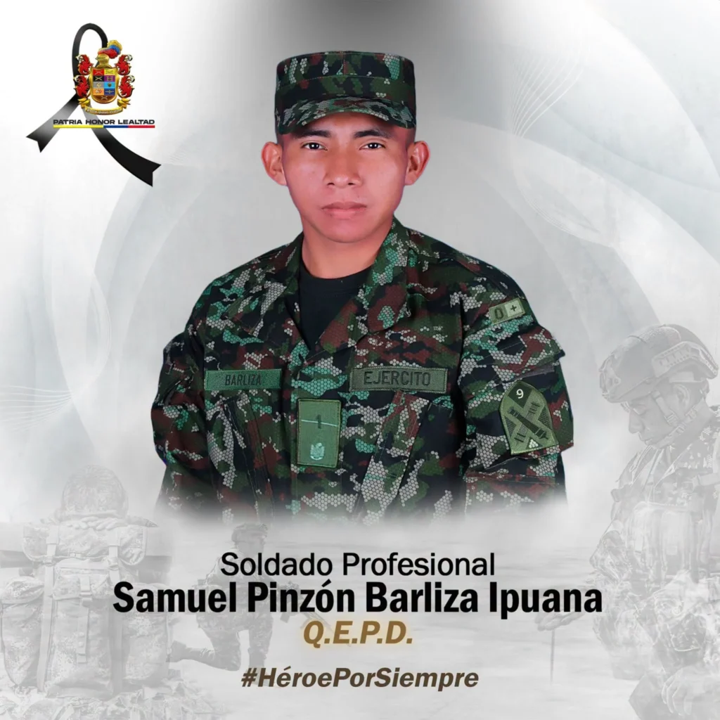 Un ataque con drones cargados con artefactos explosivos improvisados dejó como saldo un militar muerto y otro herido en el corregimiento de Aipecito, zona rural de Neiva, informó el Comando de la Novena Brigada del Ejército.