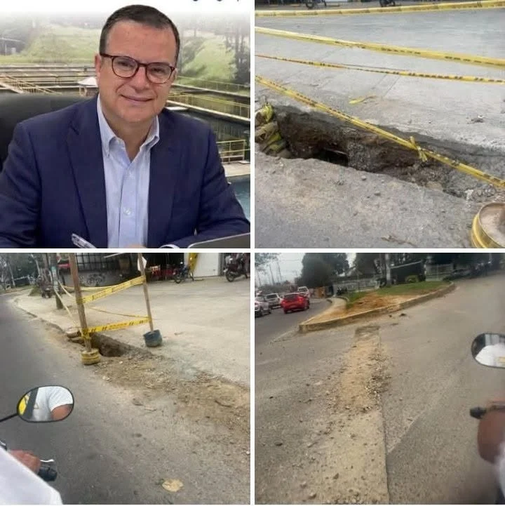 En varios sectores de la ciudad de Popayán, hay obras de la empresa de Acueducto y Alcantarillado, en completo abandono, como ocurre en