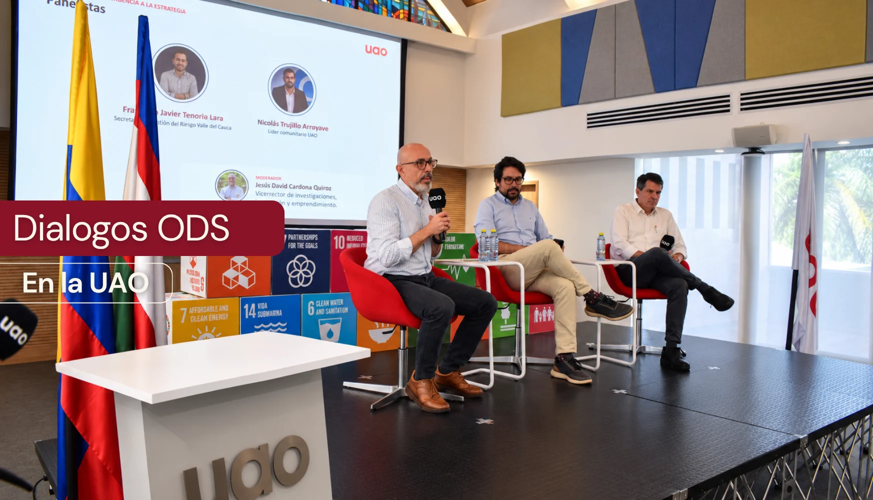 Serpress-Cali La Universidad Autónoma de Occidente, UAO, convocó a representantes del gobierno departamental, la academia, el sector empresarial y líderes comunitarios a la primera edición de los ‘Diálogos ODS: Gestión del riesgo y prevención de desastres’. El encuentro, organizado por el Observatorio de Sostenibilidad del Instituto de Estudios para la Sostenibilidad de la Universidad, sirvió de escenario para analizar los aprendizajes dejados por el terremoto del pasado 10 de agosto y estructurar una hoja de ruta orientada a la reconstrucción resiliente y adaptativa del territorio.
